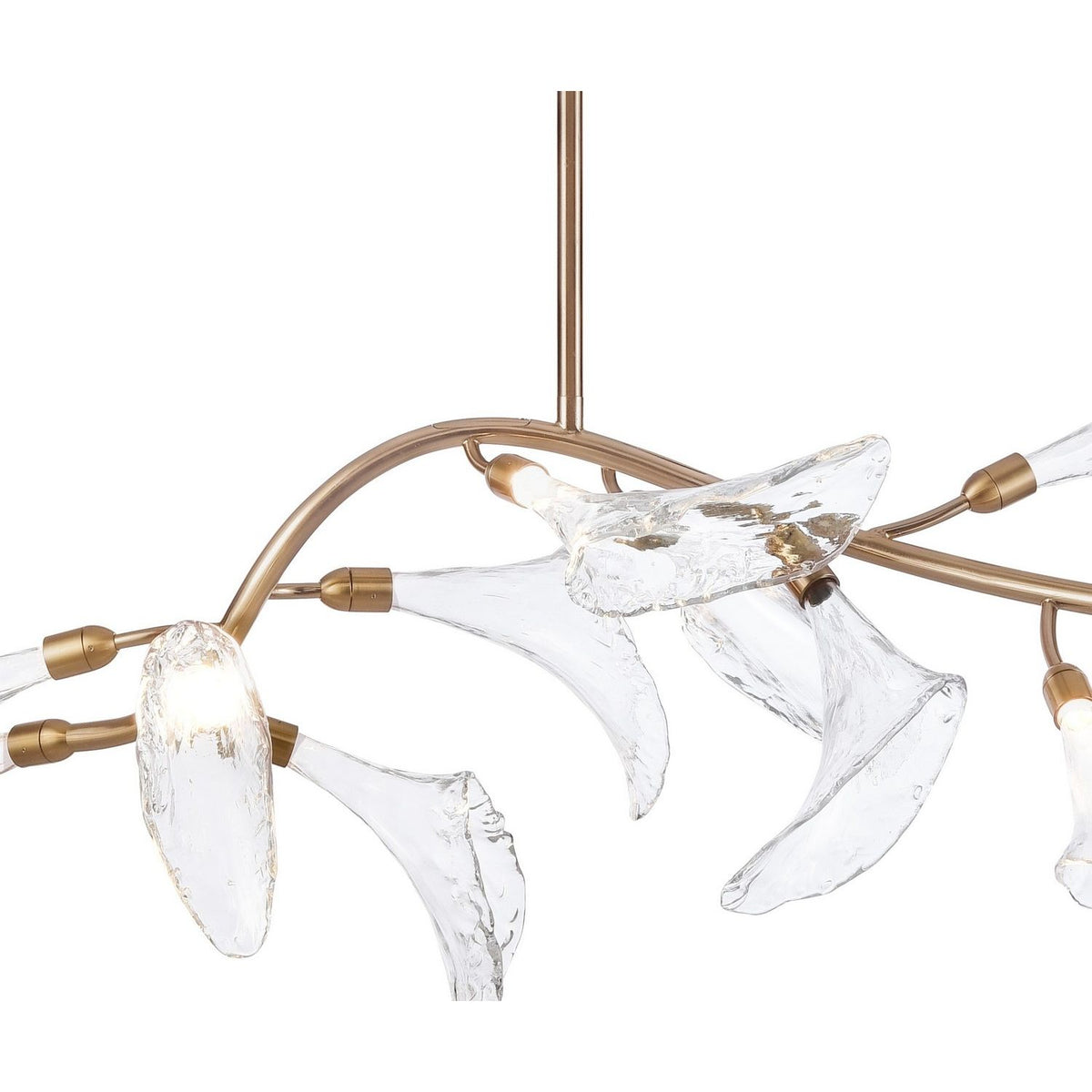 Arabela Lighting - 85191-11 - LED Linear Chandelier - Calla - Natural Brass