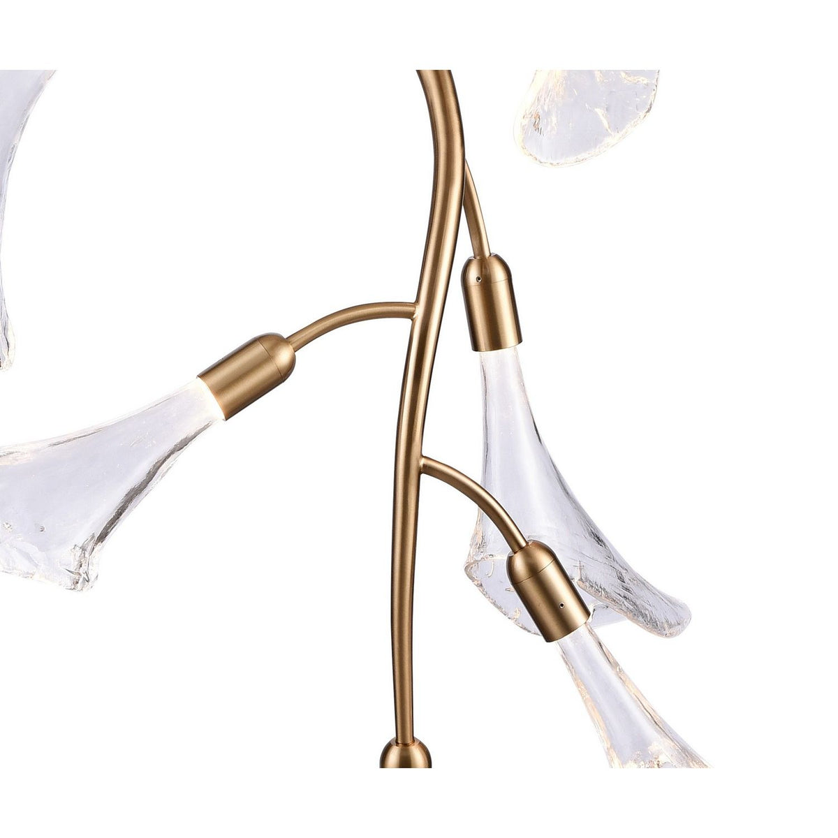 Arabela Lighting - 85192-8 - LED Chandelier - Calla - Natural Brass