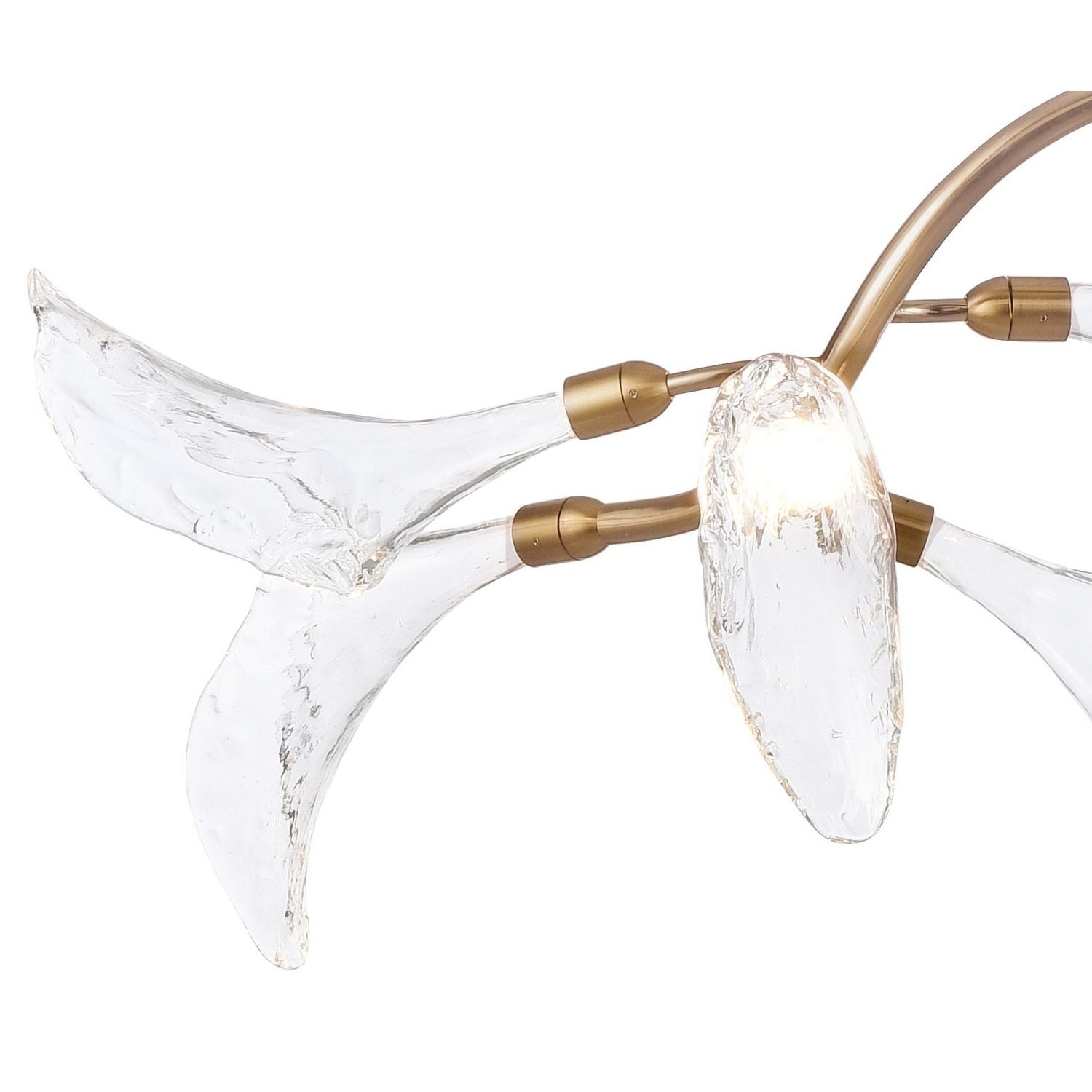 Arabela Lighting - 85192-8 - LED Chandelier - Calla - Natural Brass