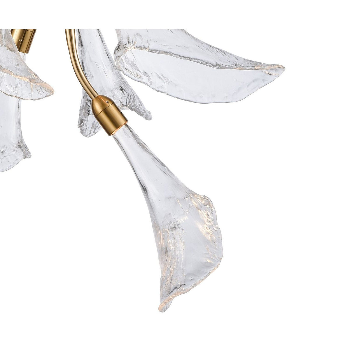 Arabela Lighting - 85193-5 - LED Chandelier - Calla - Natural Brass
