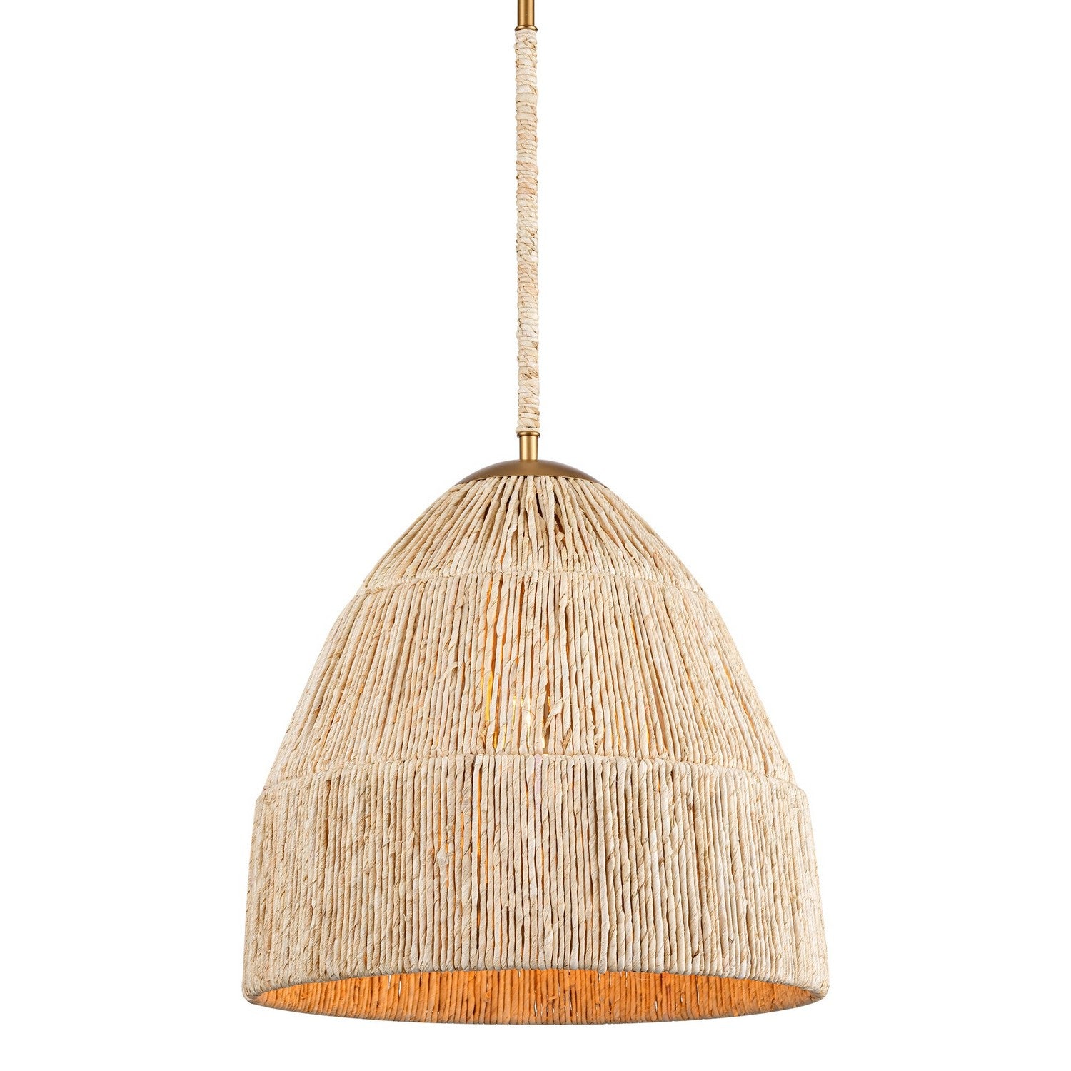 Arabela Lighting - 85113-1 - One Light Pendant - Copa - Natural Brass