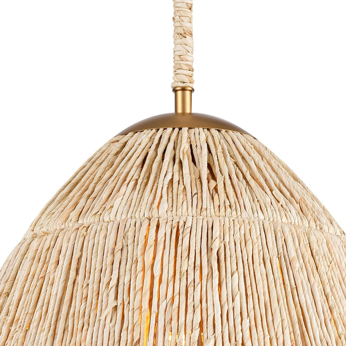 Arabela Lighting - 85113-1 - One Light Pendant - Copa - Natural Brass