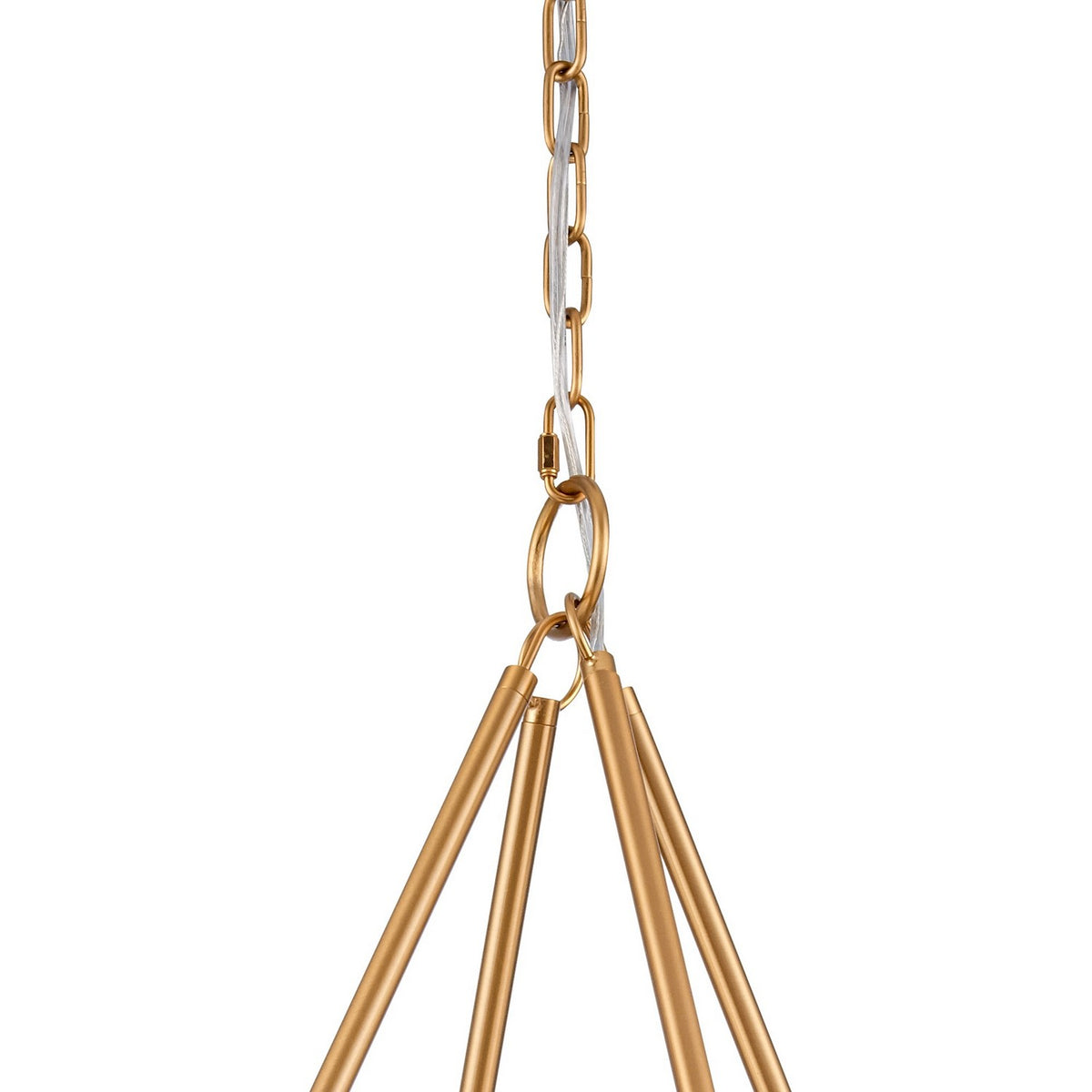 Arabela Lighting - 85115-6 - Six Light Chandelier - Copa - Natural Brass