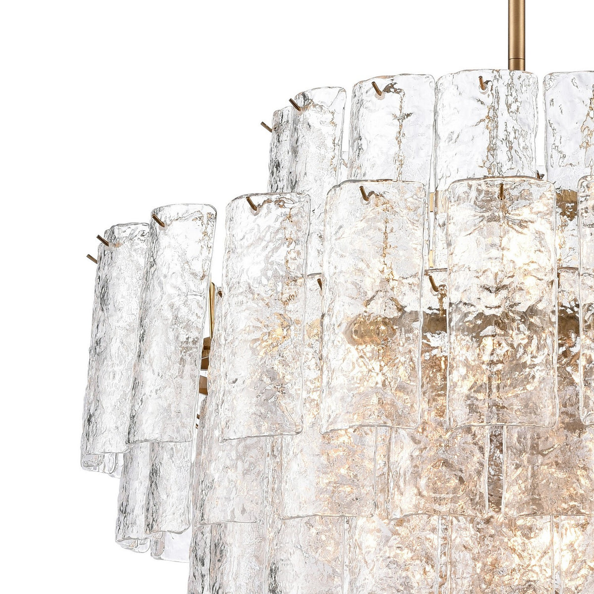 Arabela Lighting - 85163-21 - 21 Light Chandelier - Fire and Ice - Lacquered Gold