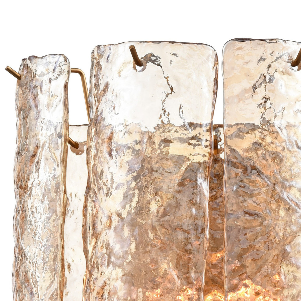 Arabela Lighting - 85264-2 - Two Light Wall Sconce - Fire and Ice - Lacquered Gold