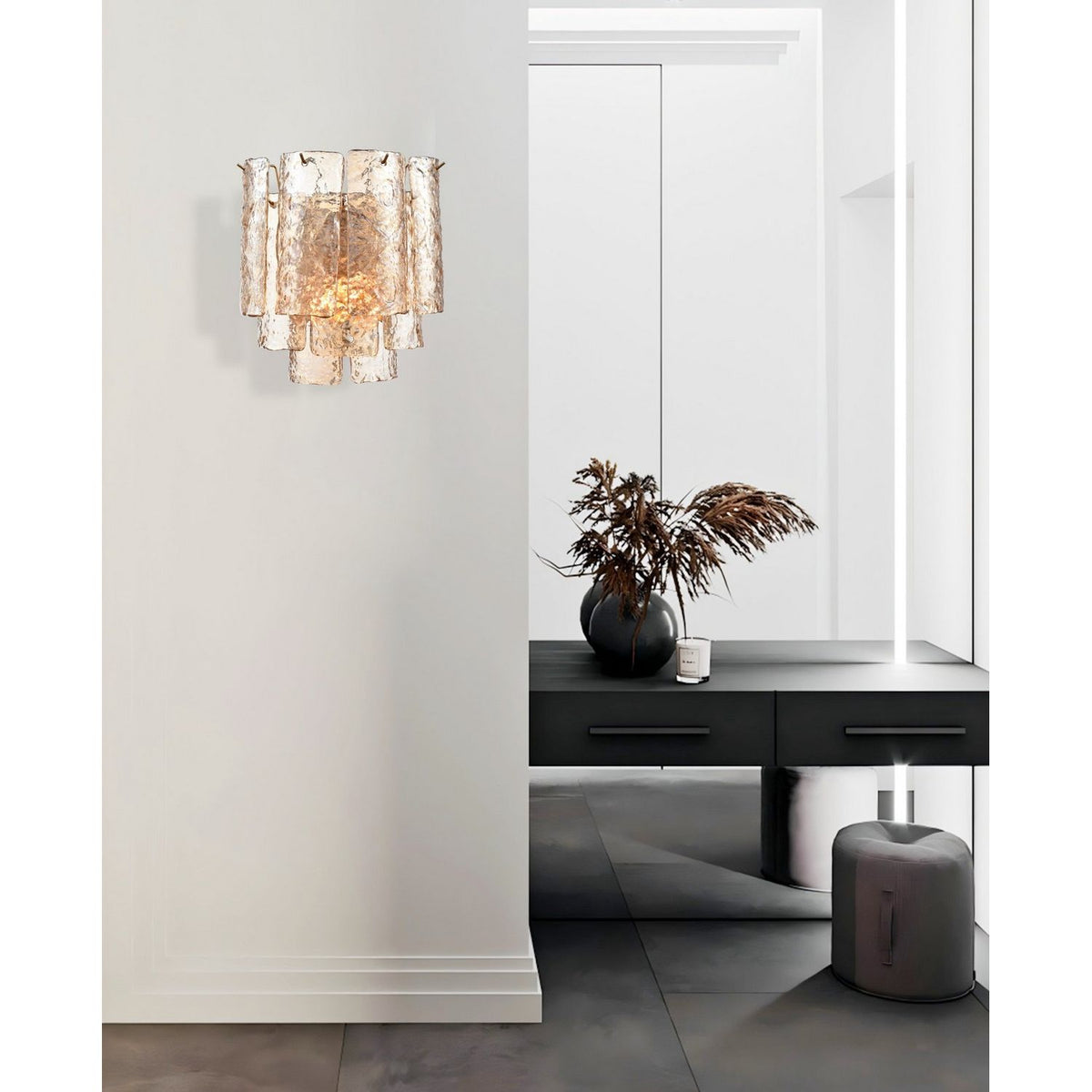 Arabela Lighting - 85264-2 - Two Light Wall Sconce - Fire and Ice - Lacquered Gold