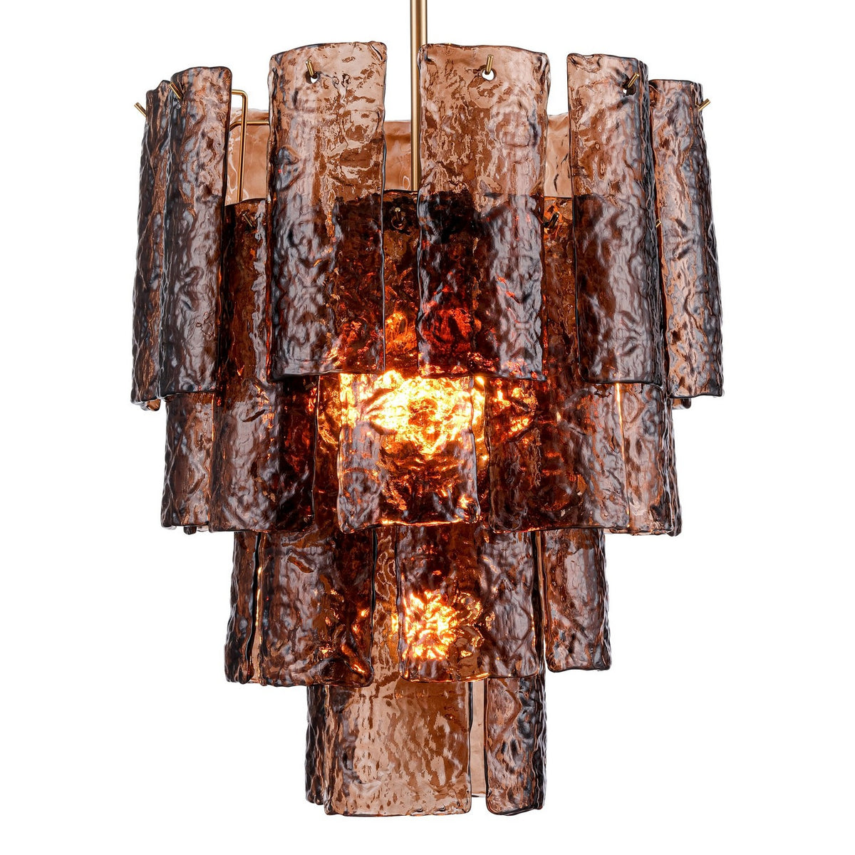 Arabela Lighting - 85361-5 - Five Light Chandelier - Fire and Ice - Lacquered Gold