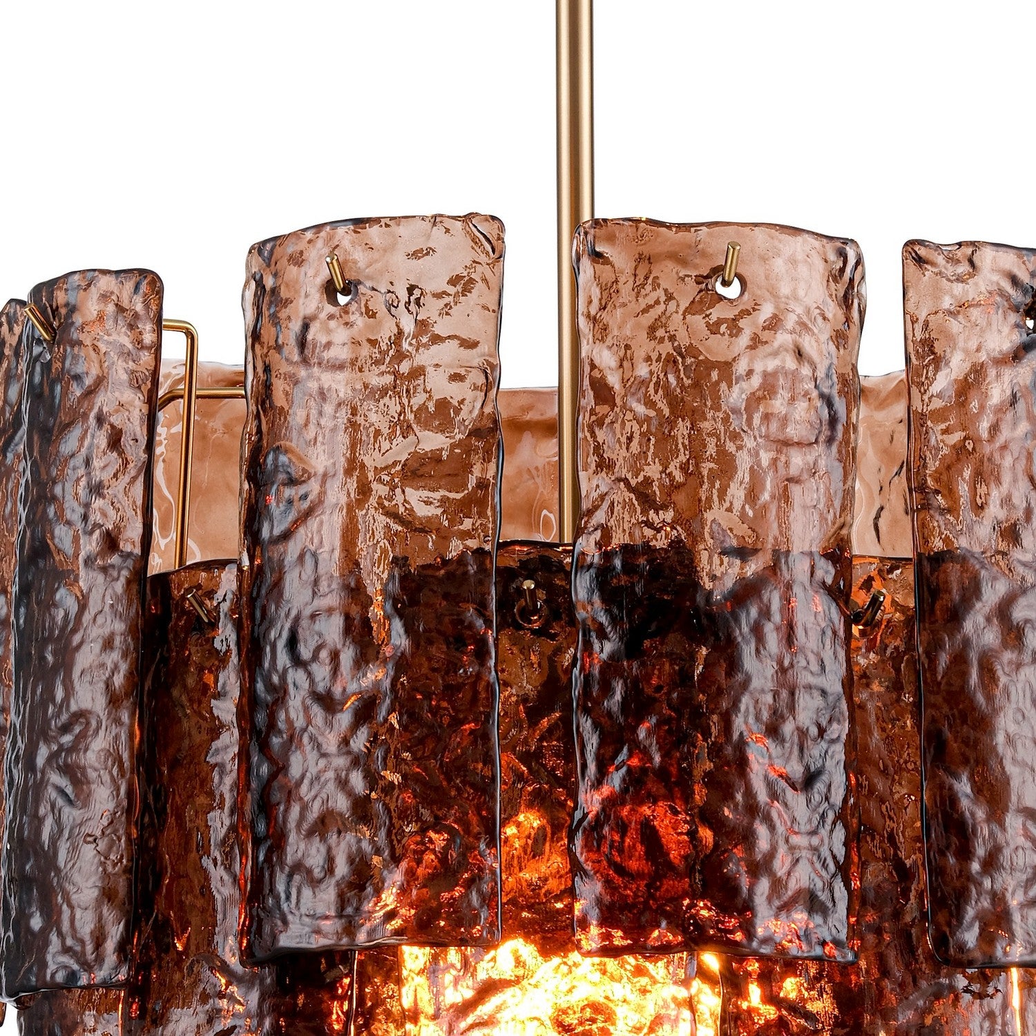 Arabela Lighting - 85361-5 - Five Light Chandelier - Fire and Ice - Lacquered Gold