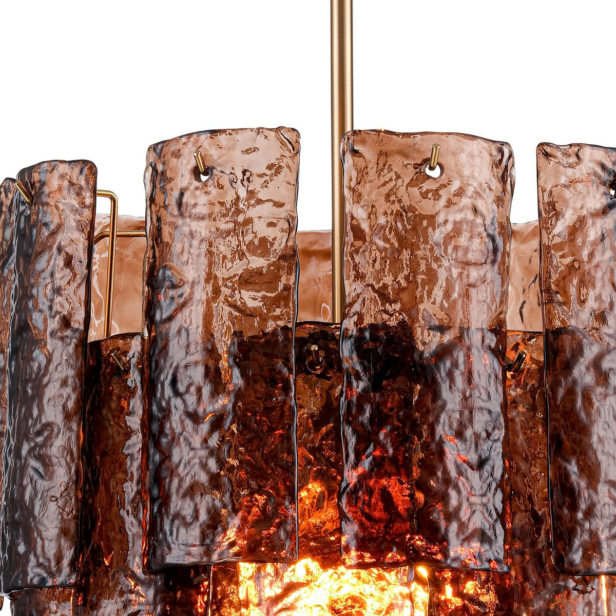 Arabela Lighting - 85361-5 - Five Light Chandelier - Fire and Ice - Lacquered Gold