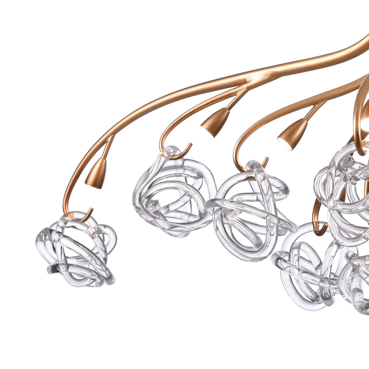 Arabela Lighting - 85183-11 - LED Chandelier - Freeform - Antique Gold Leaf