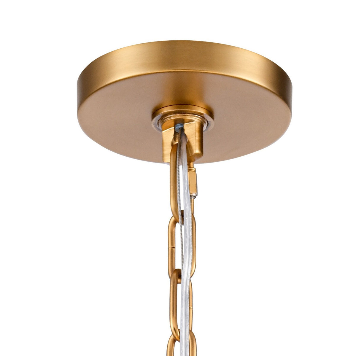 Arabela Lighting - 85102-6 - Six Light Pendant - Icicles - Natural Brass