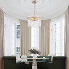 Arabela Lighting - 85103-4 - Four Light Pendant - Icicles - Natural Brass