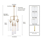 Arabela Lighting - 85241-4 - Four Light Chandelier - Jayden - Lacquered Gold