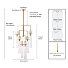 Arabela Lighting - 85242-6 - Six Light Chandelier - Jayden - Lacquered Gold