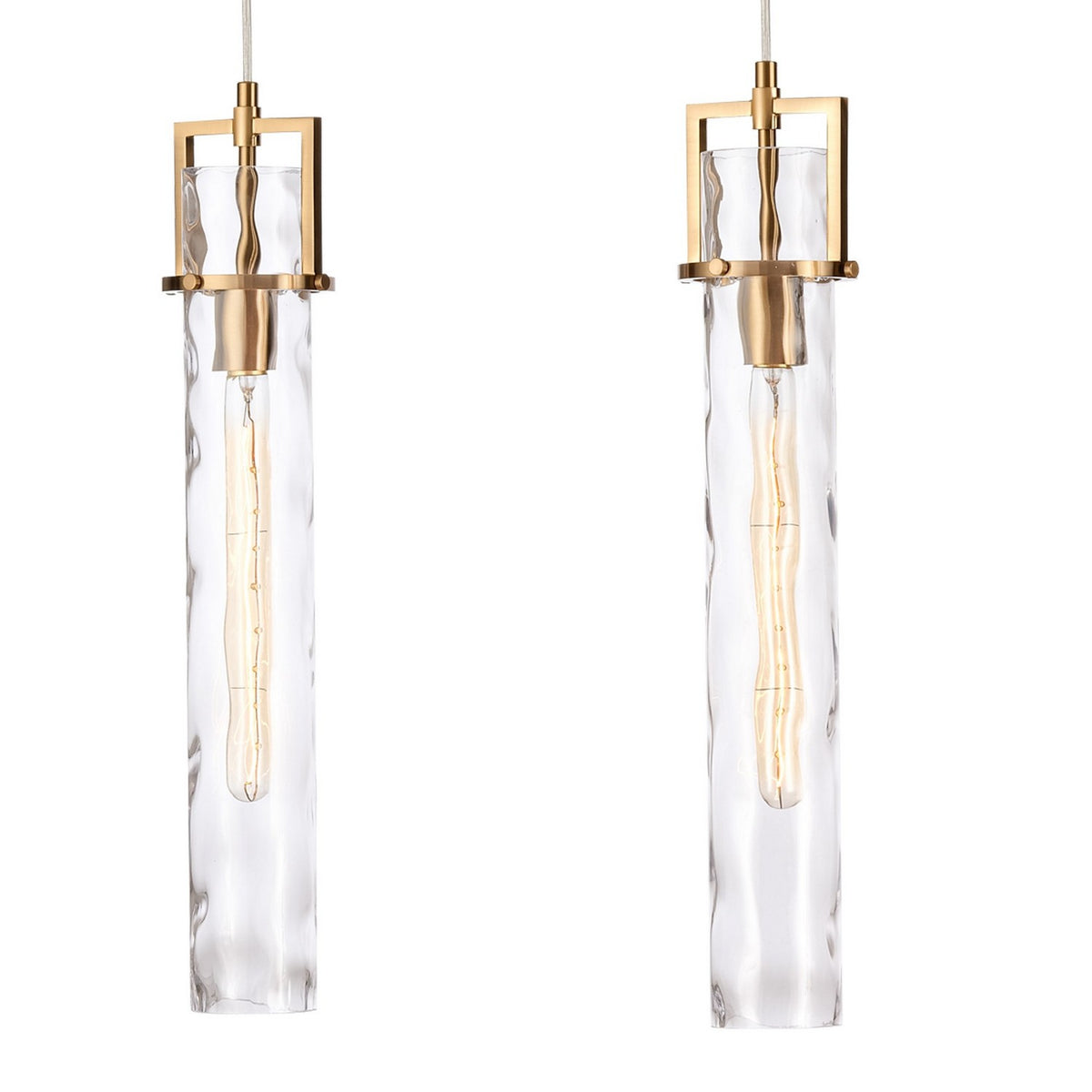 Arabela Lighting - 85245-4 - Four Light Linear Chandelier - Jayden - Lacquered Gold