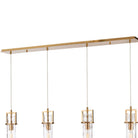 Arabela Lighting - 85245-4 - Luminaire linéaire à quatre lampes Suspendu - Jayden - Or laqué