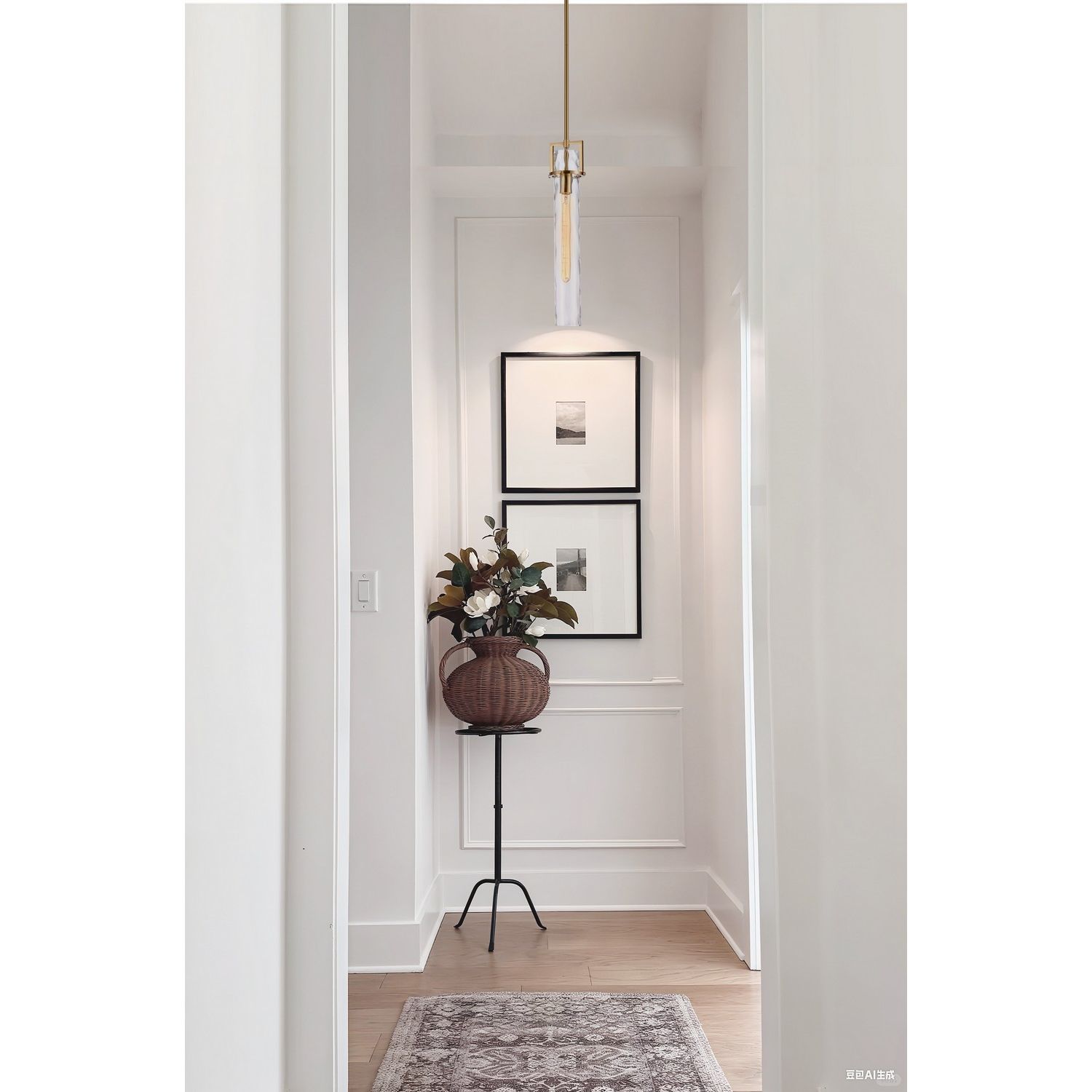 Arabela Lighting - 85246-1 - Une lampe Suspension - Jayden - Or laqué