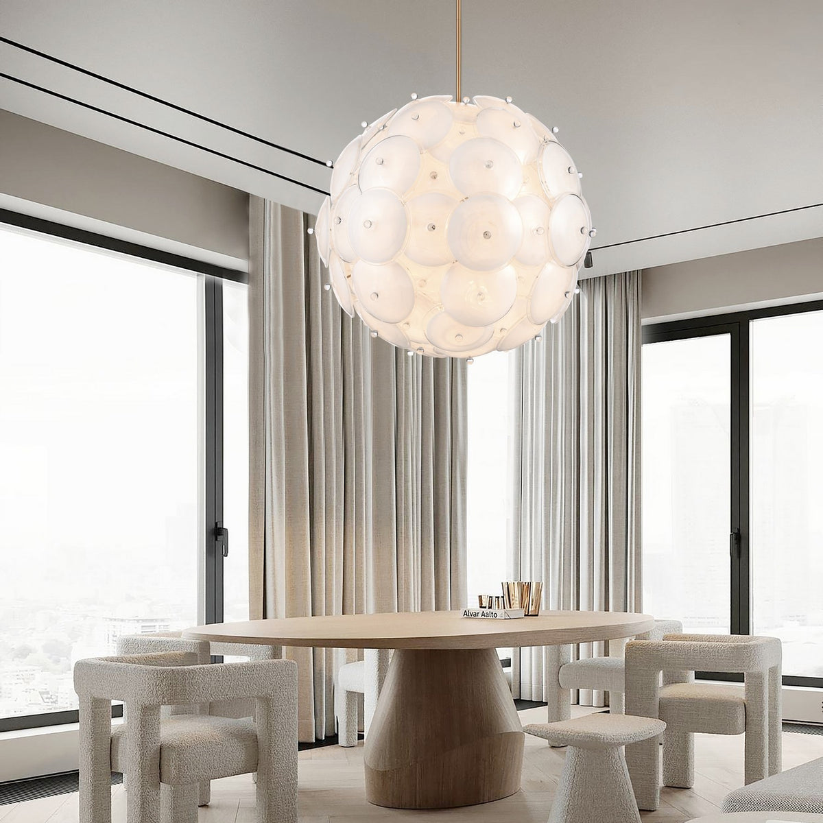 Arabela Lighting - 85121-24 - 24 Light Pendant - Tallulah - Lacquered Gold