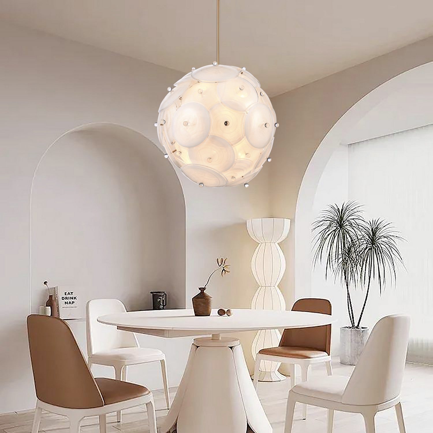 Arabela Lighting - 85122-12 - 12 Light Pendant - Tallulah - Lacquered Gold