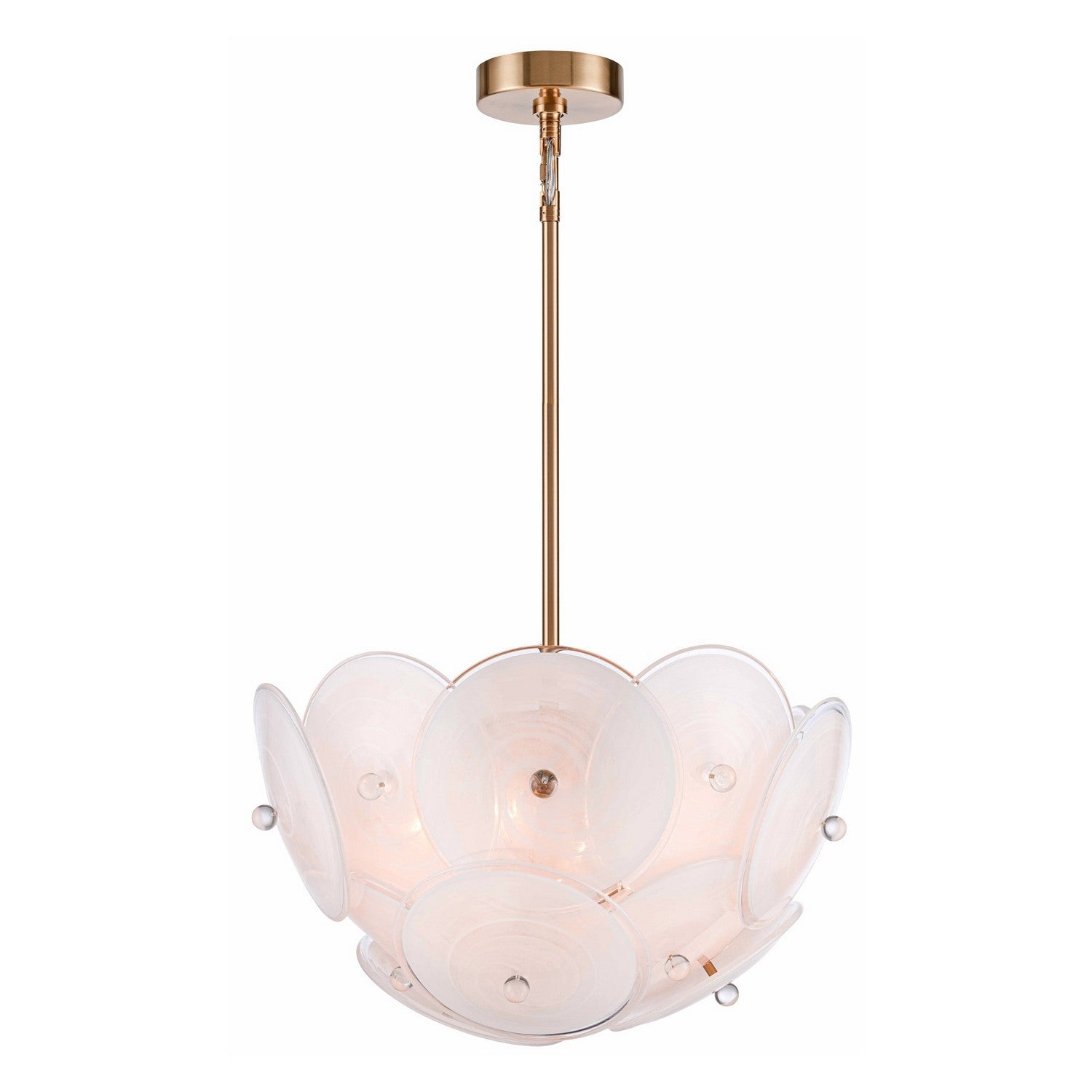 Arabela Lighting - 85123-6 - Six Light Pendant - Tallulah - Lacquered Gold