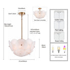 Arabela Lighting - 85123-6 - Six Light Pendant - Tallulah - Lacquered Gold