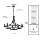 Arabela Lighting - 85152-8 - Eight Light Chandelier - Tuscan - Dark Bronze
