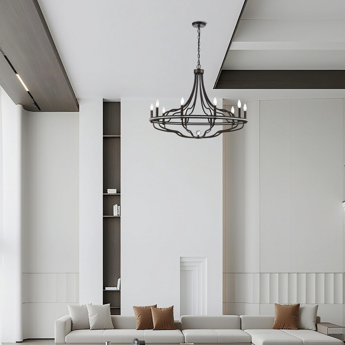 Arabela Lighting - 85153-10 - Ten Light Chandelier - Tuscan - Dark Bronze