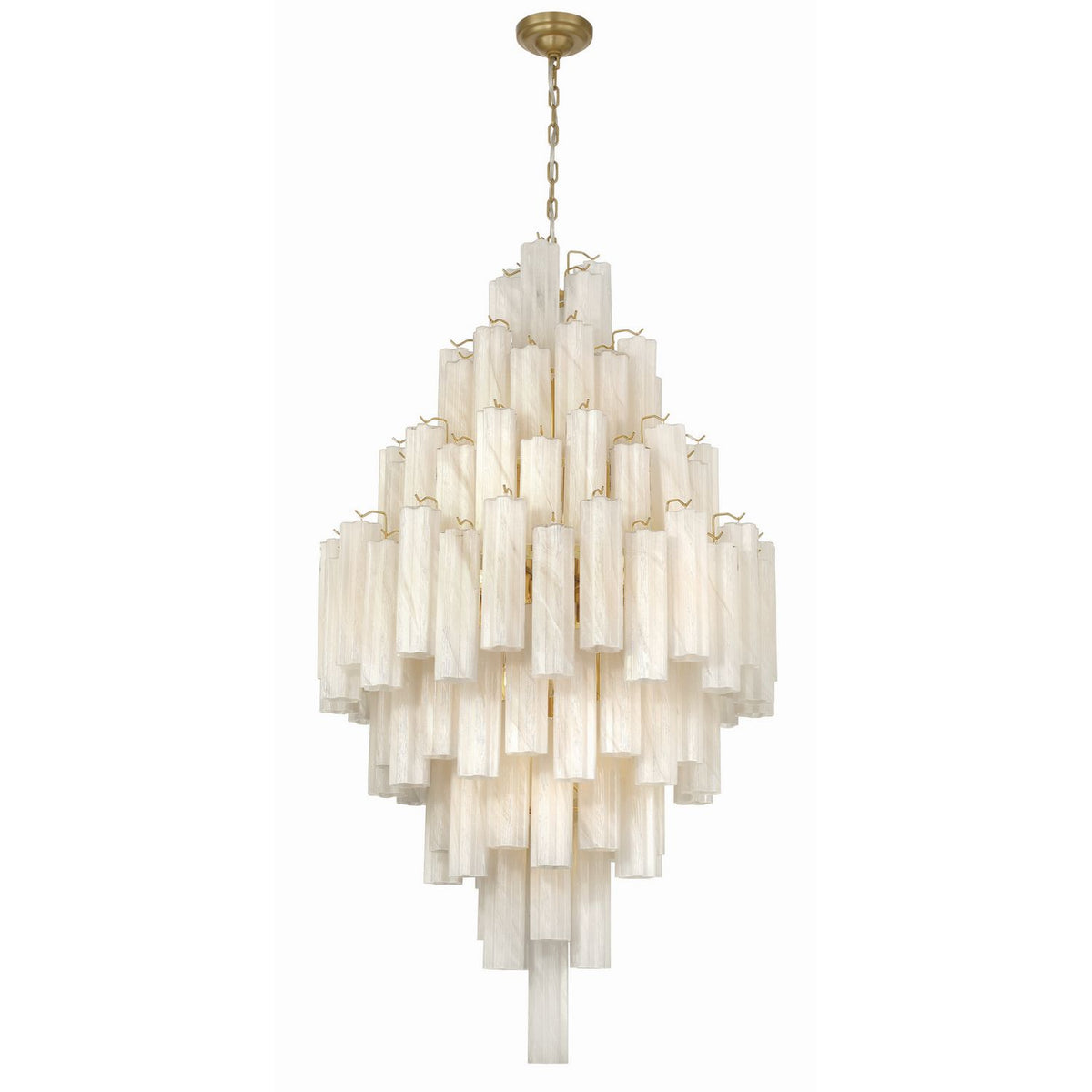 Artcraft Canada - AC12104WH - Foyer lumineux à 29 lumières Suspension - Sophia - Laiton brossé