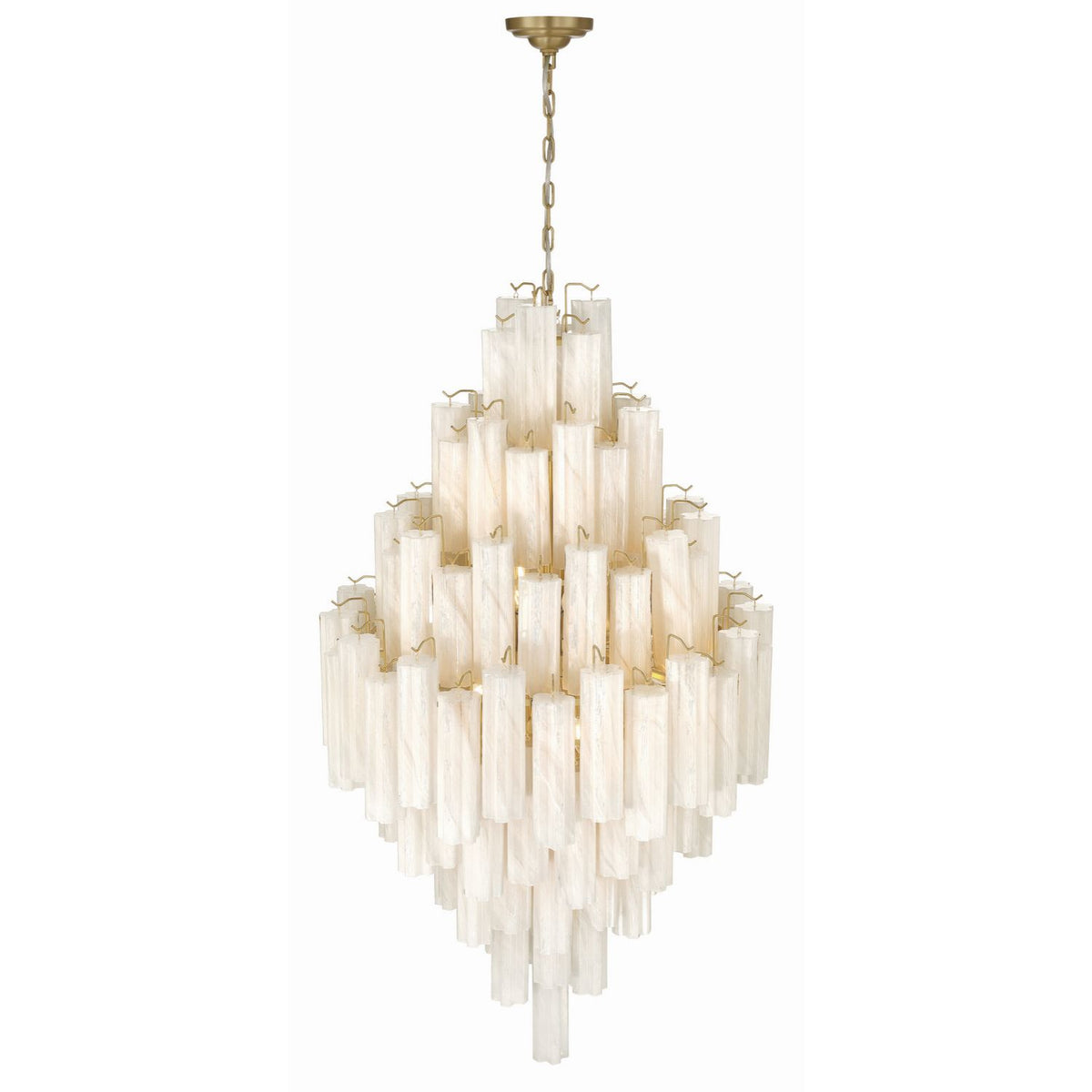 Artcraft Canada - AC12104WH - Foyer lumineux à 29 lumières Suspension - Sophia - Laiton brossé