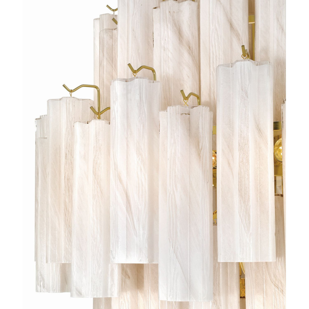 Artcraft Canada - AC12104WH - Foyer lumineux à 29 lumières Suspension - Sophia - Laiton brossé