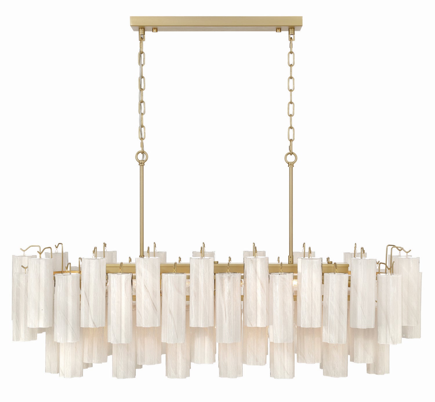Artcraft Canada - AC12105WH - 16 Light Island Pendant - Sophia - Brushed Brass