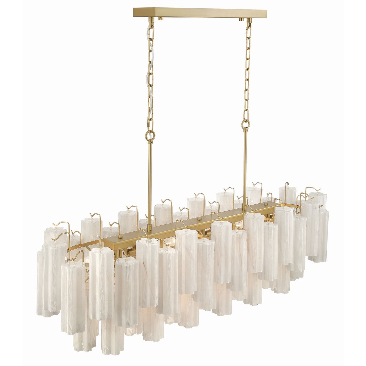 Artcraft Canada - AC12105WH - 16 Light Island Pendant - Sophia - Brushed Brass