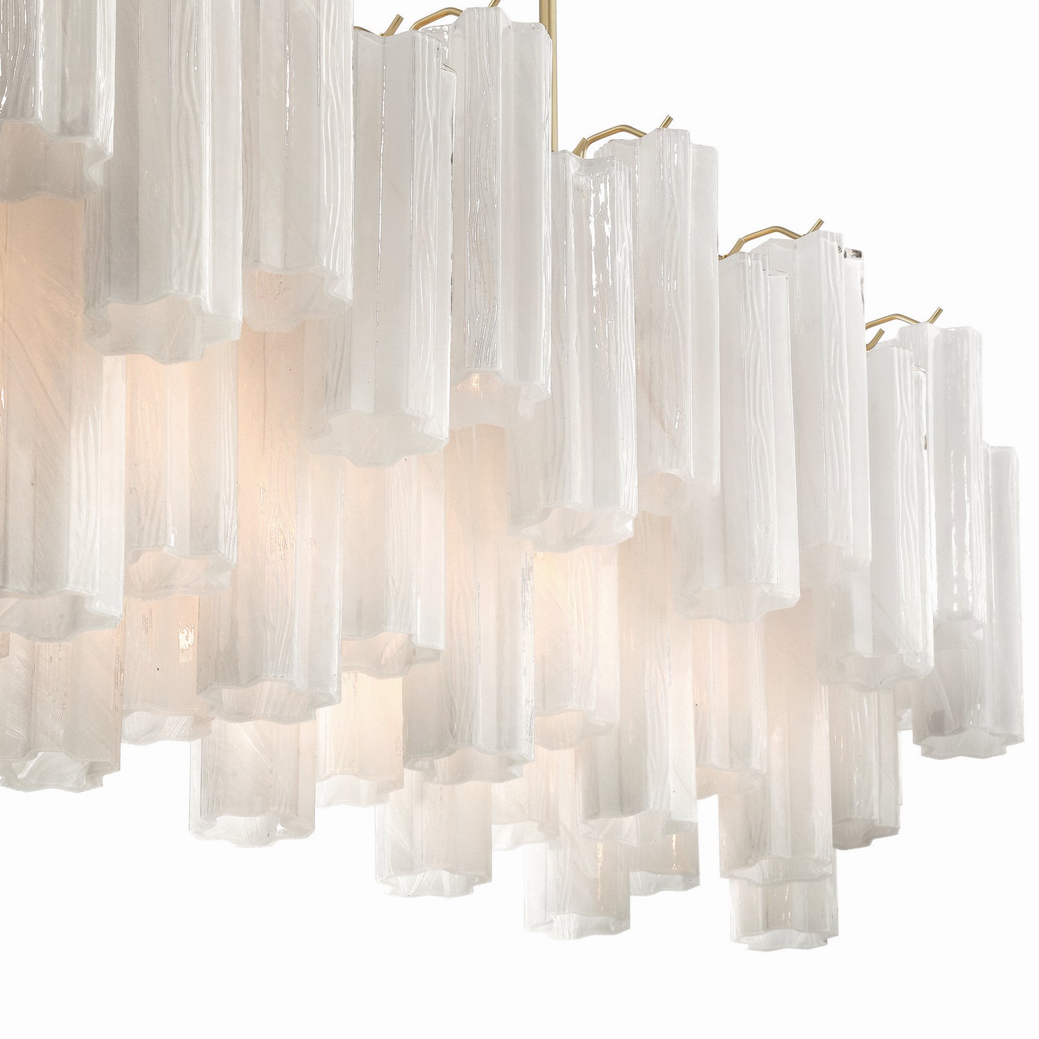 Artcraft Canada - AC12105WH - 16 Light Island Pendant - Sophia - Brushed Brass