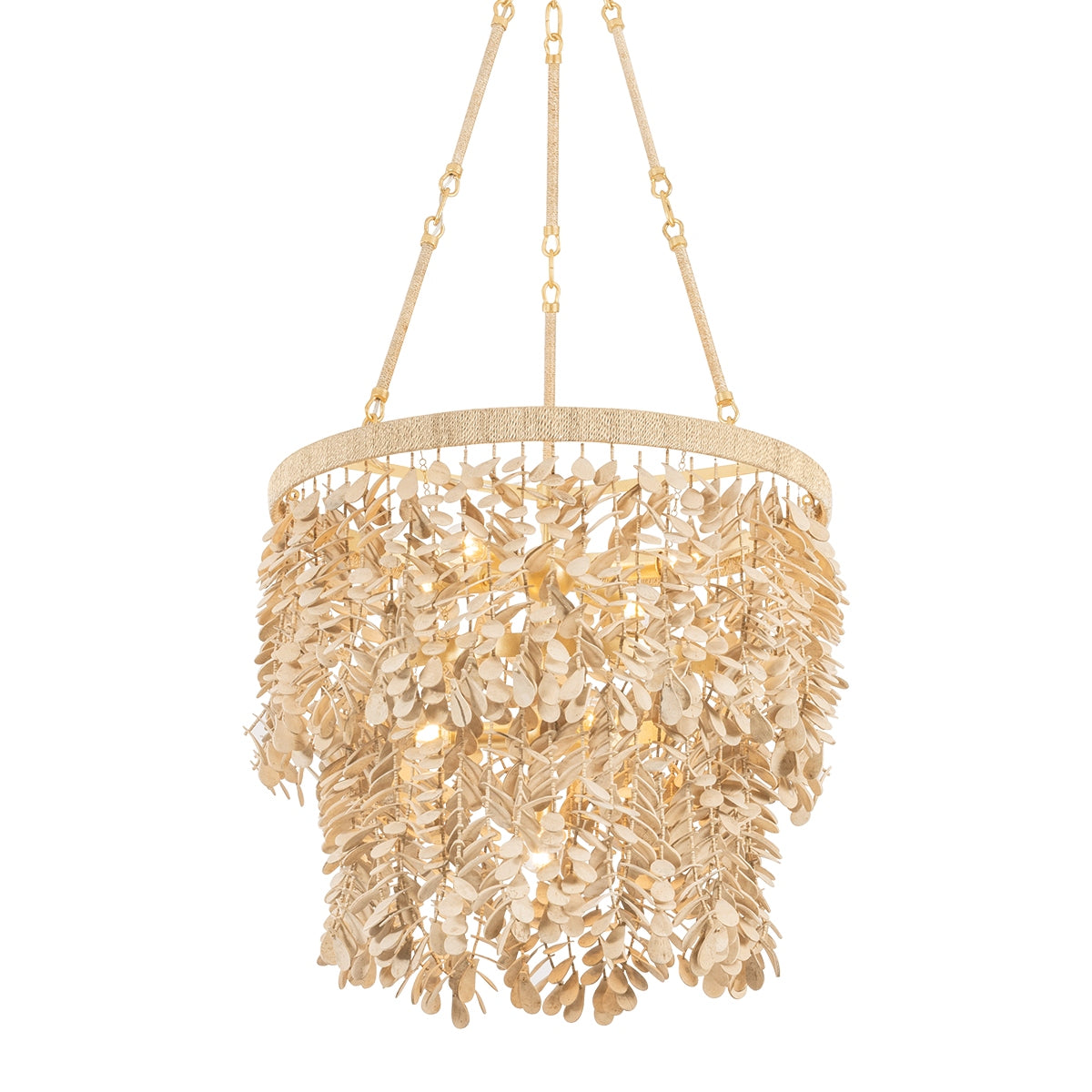 Corbett Lighting Canada - 552-24-VGL - Eight Light Chandelier - Naxos - Vintage Gold Leaf
