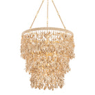 Corbett Lighting Canada - 552-30-VGL - 12 lampes Suspendu - Naxos - Feuille d'or vintage