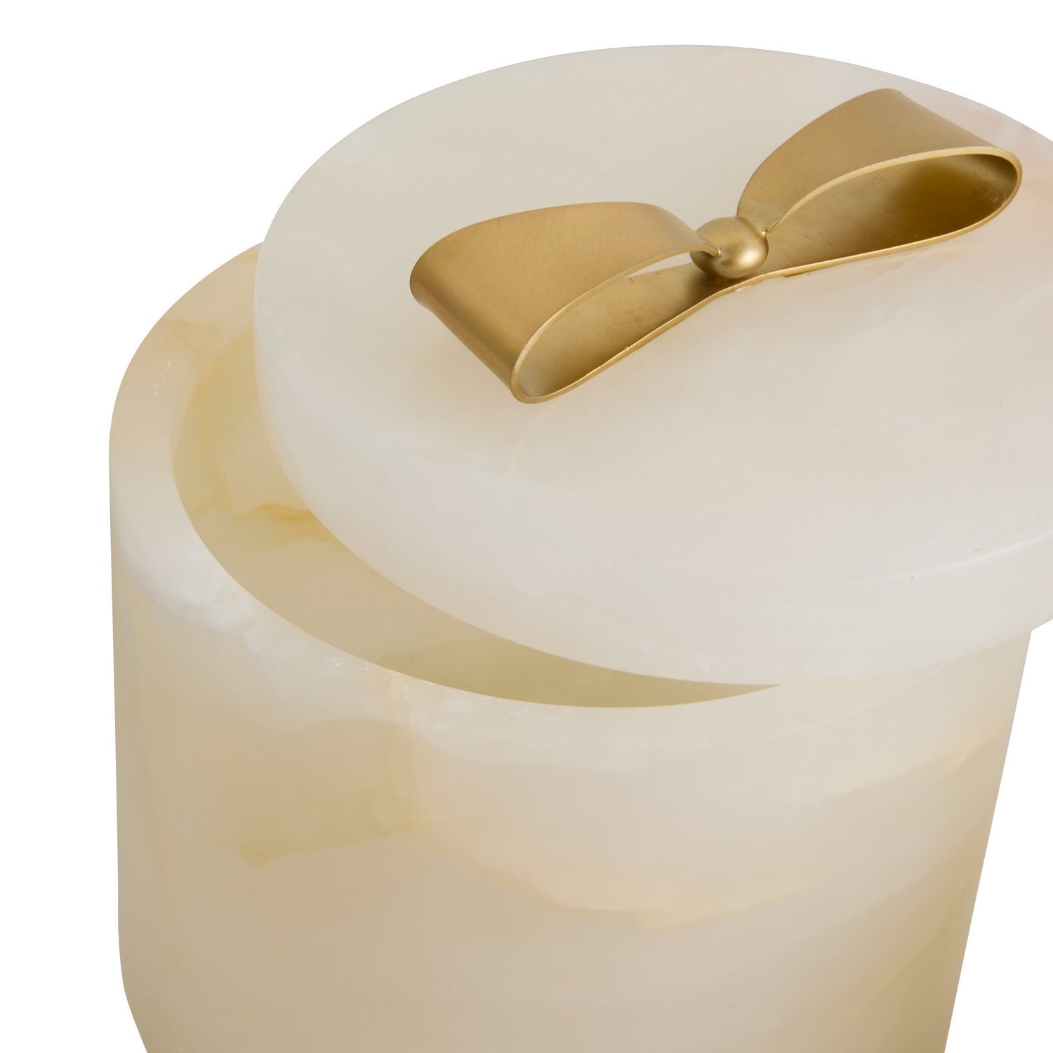 Arteriors - ARC03 - Conteneur - Monet - Onyx blanc