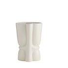 Arteriors - AVC16 - Vases, lot de 2 - Maud - Ivoire craquelé