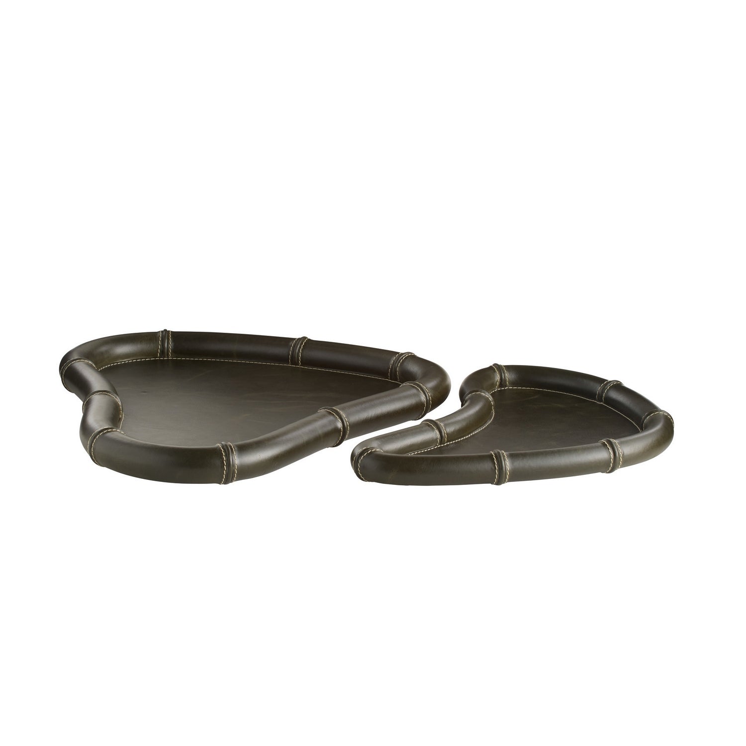Arteriors - AYI16 - Trays, Set of 2 - Lake - Moss