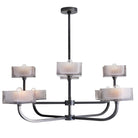 Arteriors - DLC40 - Huit Lumières Suspendu - Louis - Bronze anglais