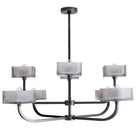 Arteriors - DLC40 - Huit Lumières Suspendu - Louis - Bronze anglais