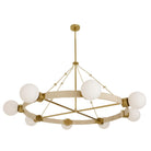 Arteriors - DLC42 - Huit Lumières Suspendu - Liberté - Opale mate