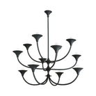 Arteriors - DLI09 - 12 Lumière Suspendu - Larkin - Gesso noir