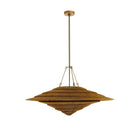 Arteriors - DLI10 - Trois lumières Suspension - Lexa - Laiton vintage