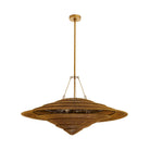 Arteriors - DLI10 - Trois lumières Suspension - Lexa - Laiton vintage