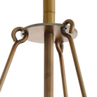 Arteriors - DLI10 - Trois lumières Suspension - Lexa - Laiton vintage