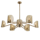 Arteriors - DLI12 - Neuf Lumières Suspendu - Natasha - Laiton antique