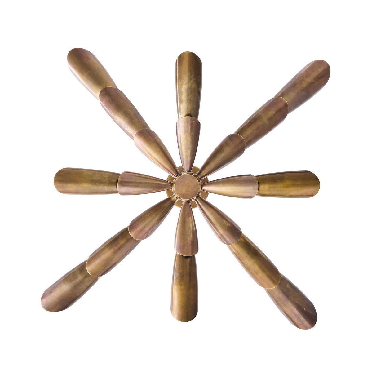 Arteriors - DLI13 - Eight Light Flush Mount - Morgan - Vintage Brass