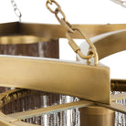 Arteriors - DLI14 - Five Light Chandelier - Langston - Vintage Brass