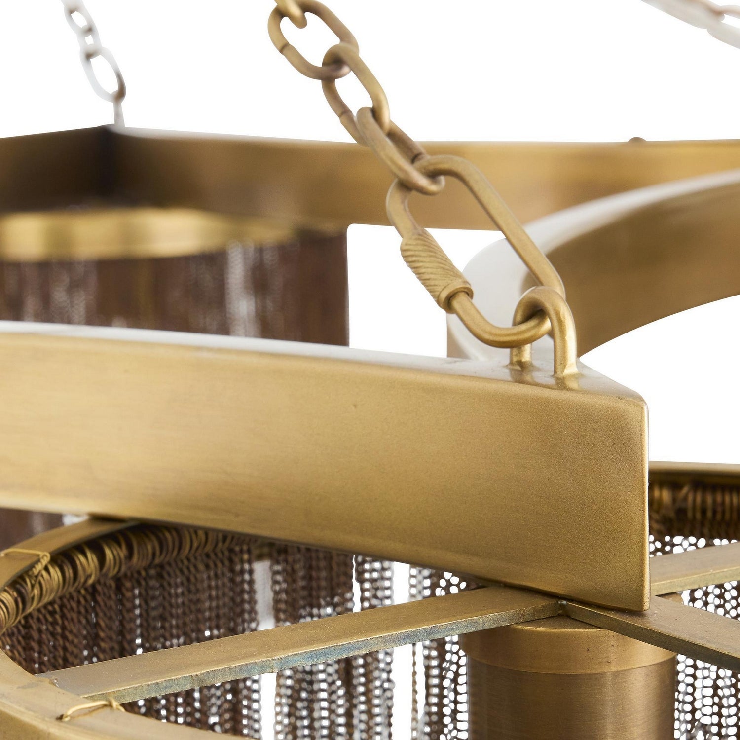 Arteriors - DLI14 - Five Light Chandelier - Langston - Vintage Brass
