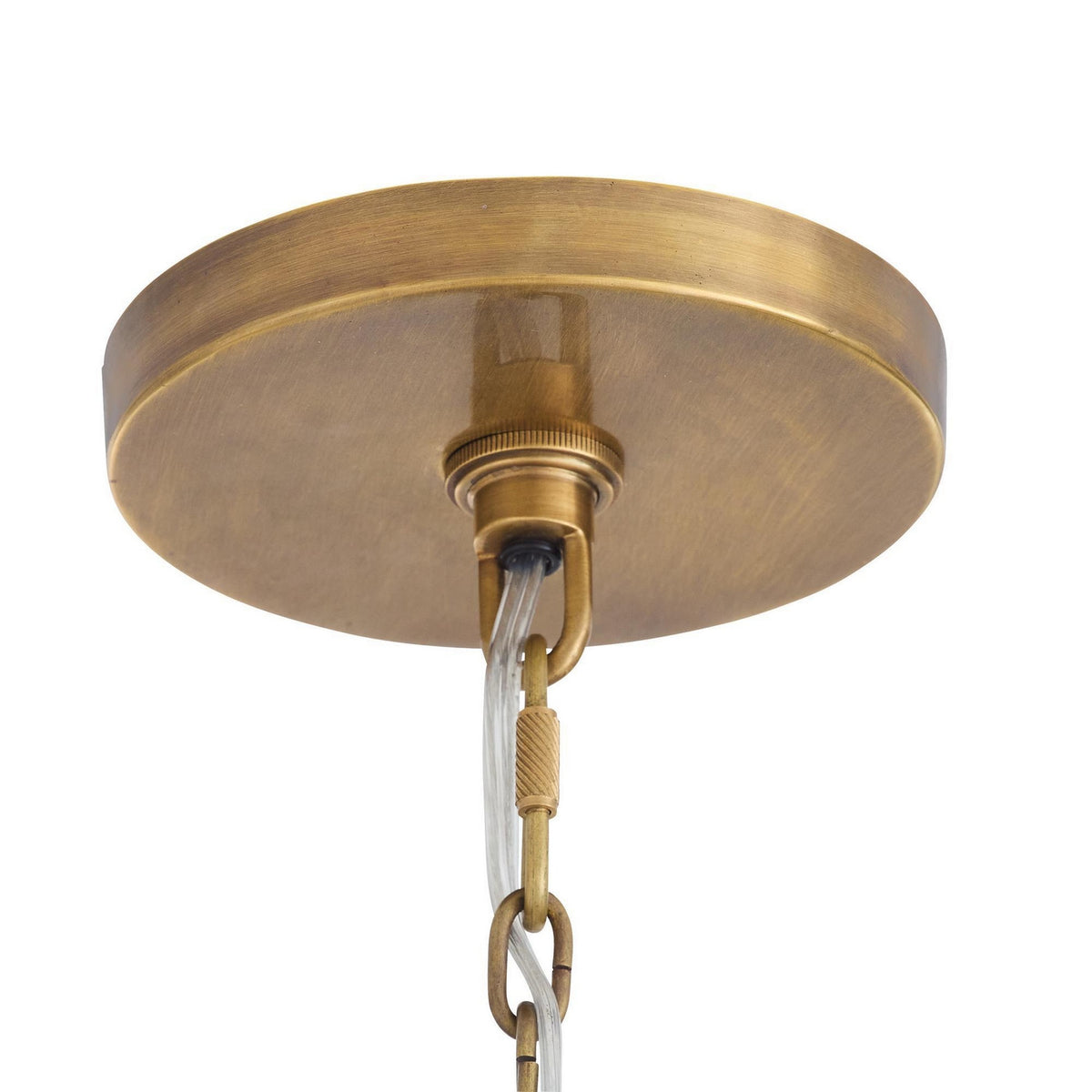 Arteriors - DLI14 - Cinq lumières Suspendu - Langston - Laiton vintage